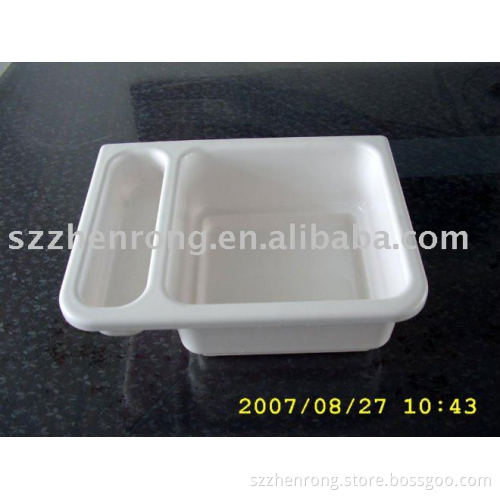 white ABS material made Thermoformed food box
